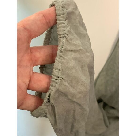 Olivaceous Women's Spaghetti Strap Button Front Jumpsuit Sage Green Size Medium - Picture 7 of 8